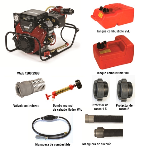 Portable fire pump Wick 4200-23BS 4