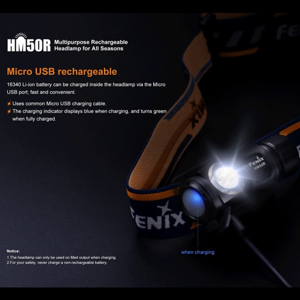 Linterna Frontal LED Fenix HM50R 4